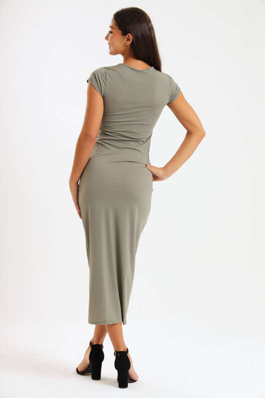 Jazzlyn Ladies Skin Tight Maxi Bodycon Summer Dress
