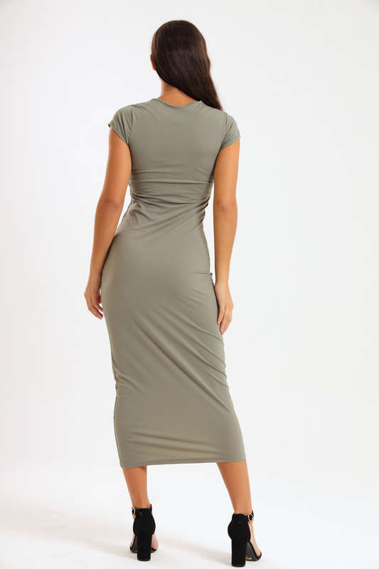 Jazzlyn Ladies Skin Tight Maxi Bodycon Summer Dress