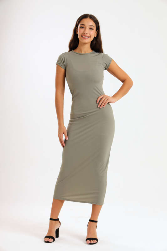 Jazzlyn Ladies Skin Tight Maxi Bodycon Summer Dress