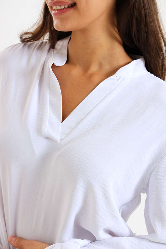 Ladies Airflow Long Sleeve Casual Blouse
