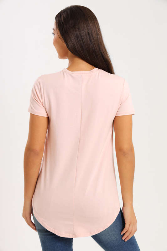 Ladies Casual Modest Everyday T-Shirt
