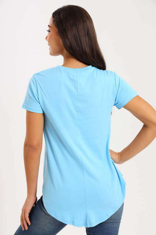 Ladies Casual Modest Everyday T-Shirt