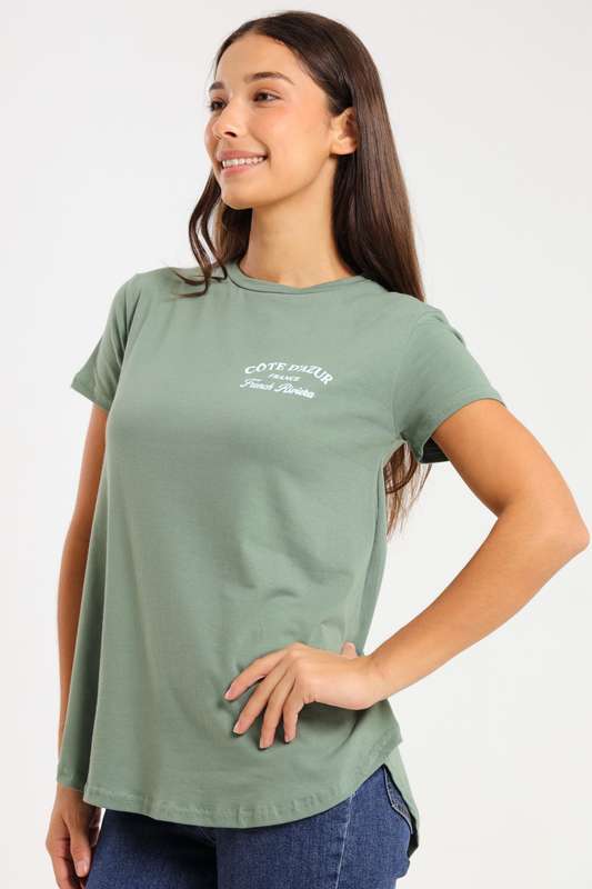 Ladies Casual Modest Everyday T-Shirt