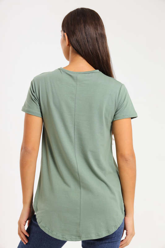 Ladies Casual Modest Everyday T-Shirt