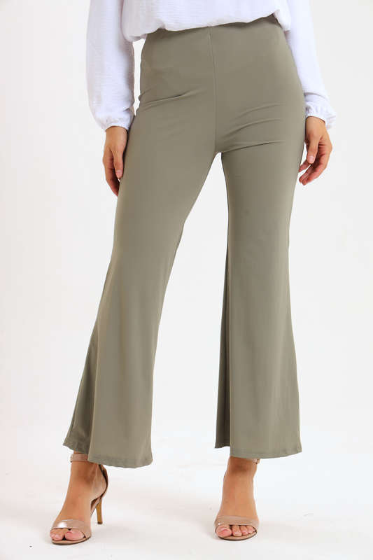Ladies Skin Tight Wide Leg Pants