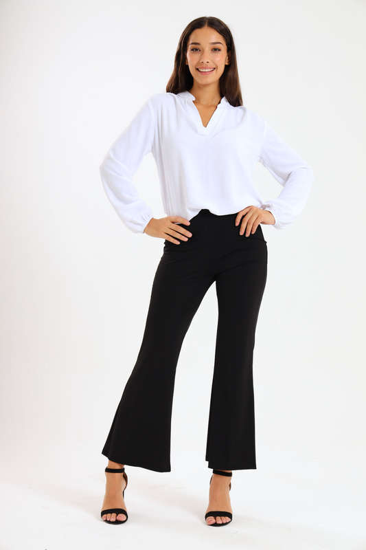 Ladies Skin Tight Wide Leg Pants