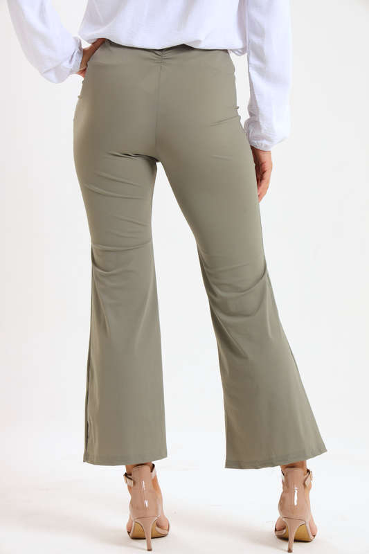 Ladies Skin Tight Wide Leg Pants