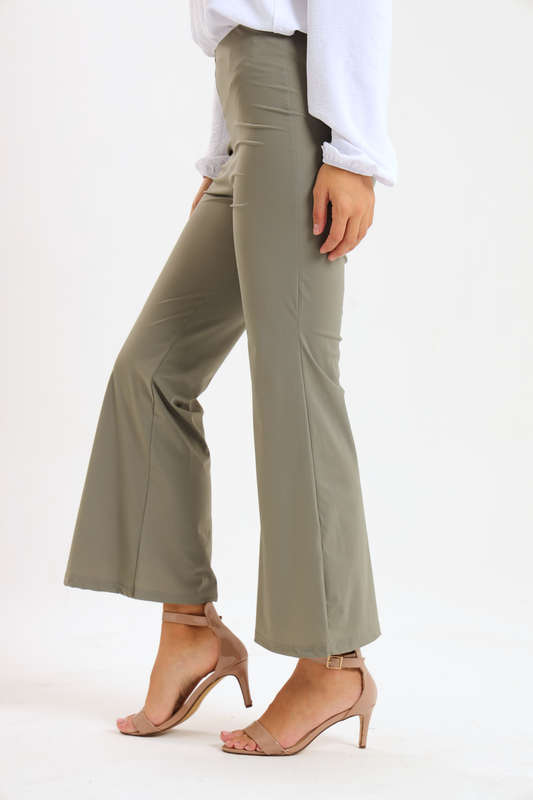 Ladies Skin Tight Wide Leg Pants