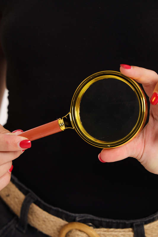 Magnifying Glass With Wooden PVC Handle