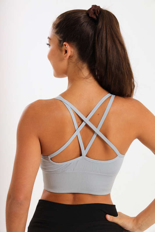 Senza®High Impact Performance Crop Top Padded Sports Bra