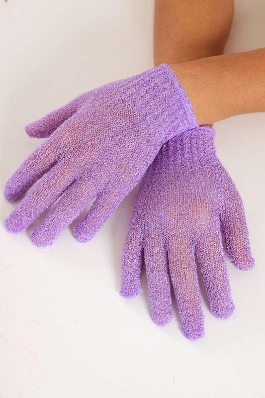 Senza® 3 Pairs Exfoliating Bath Shower Gloves - 6 Gloves