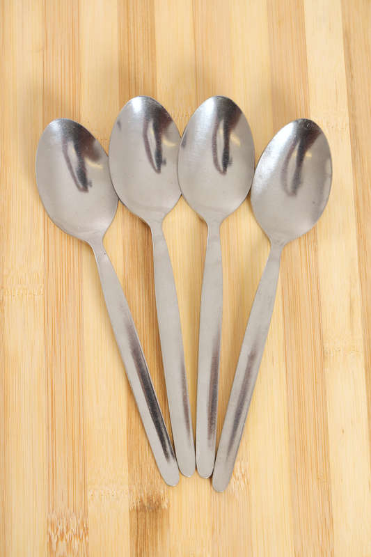 Senza® 4 Pc Stainless Steel Teaspoon Set Inscribed