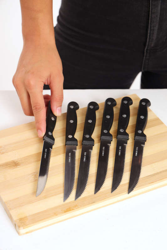 Senza® 6 Piece Stainless Steel Steak Knife Set