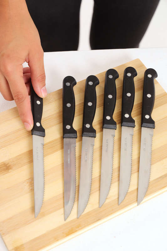 Senza® 6 Piece Stainless Steel Steak Knife Set