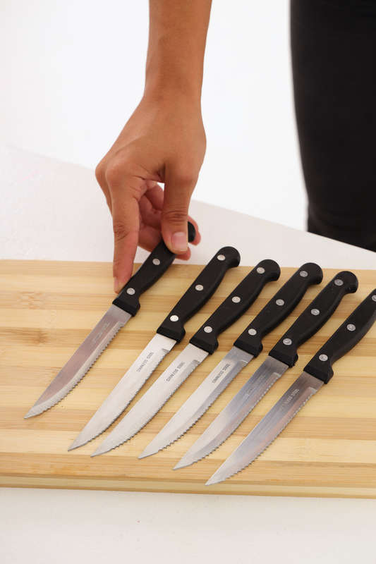Senza® 6 Piece Stainless Steel Steak Knife Set