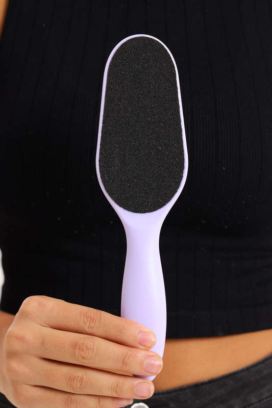 Senza® Stainless Steel Foot File Scraper &amp; Scrubber 2 in 1
