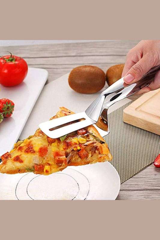 Senza® Stainless Steel Multi-Purpose Food Clip Fried BBQ Tongs