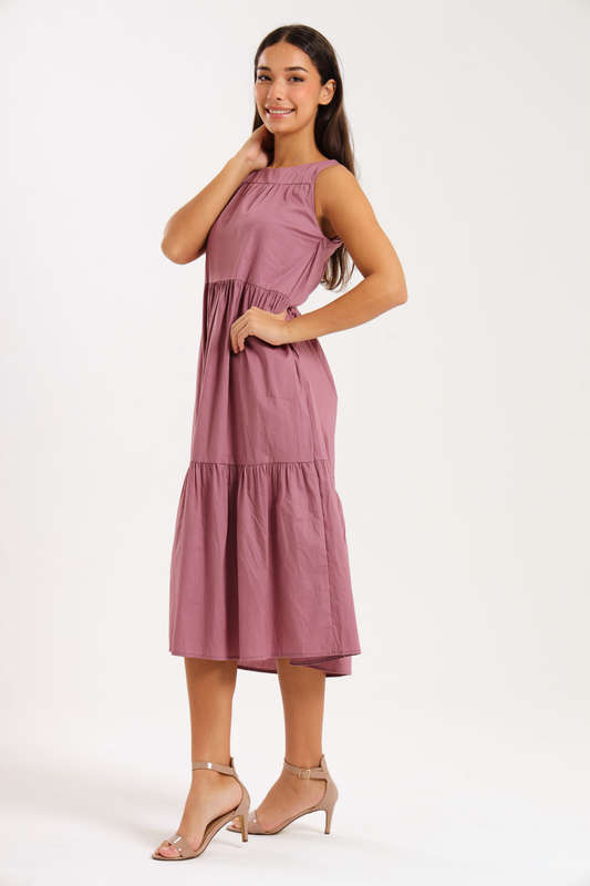 Tamia Sleeveless Tierd Summer Dress
