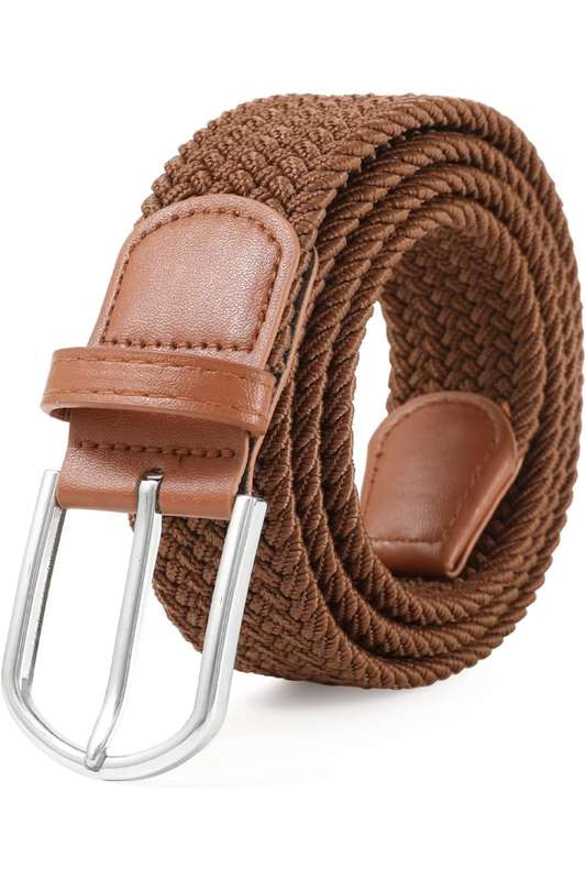 Unisex Braided Stretch Elastic Belt