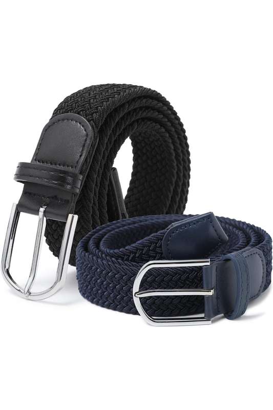 Unisex Braided Stretch Elastic Belt