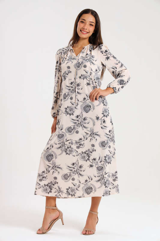 Annie Long Sleeve Maxi Dress