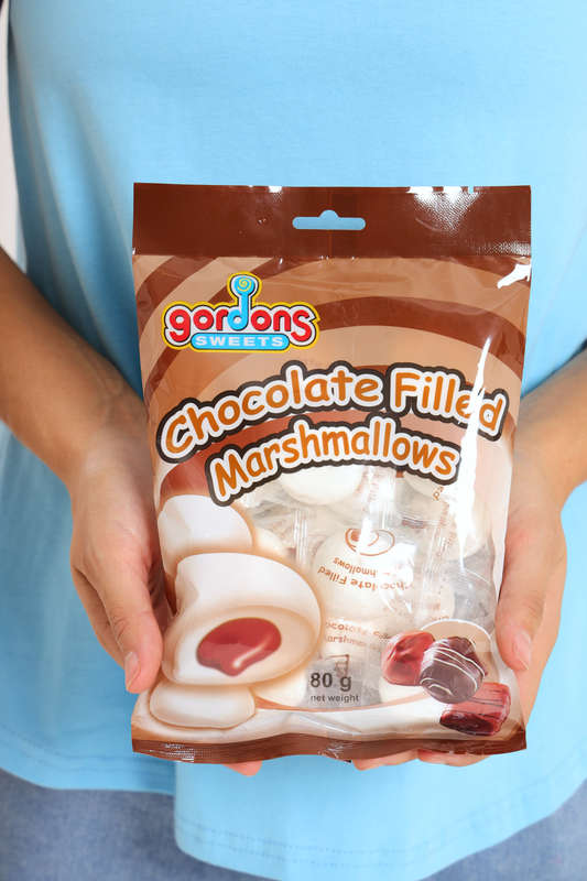 Gordons Sweets Chocolate Filled Marshmallows 80g