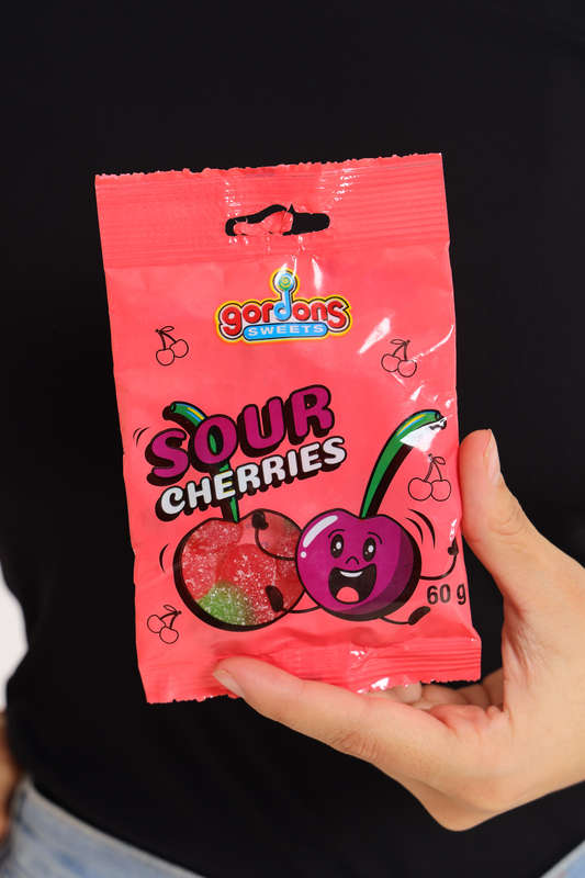 Gordons Sweets Sour Cherries 60g
