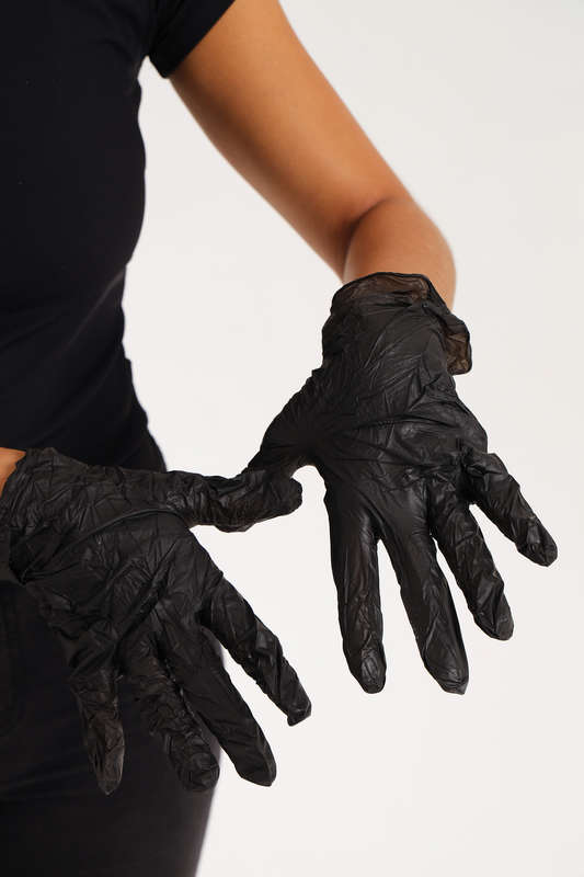 Premium Nitrile Vinyl Blend Examination Powder Free Gloves Box Of 100