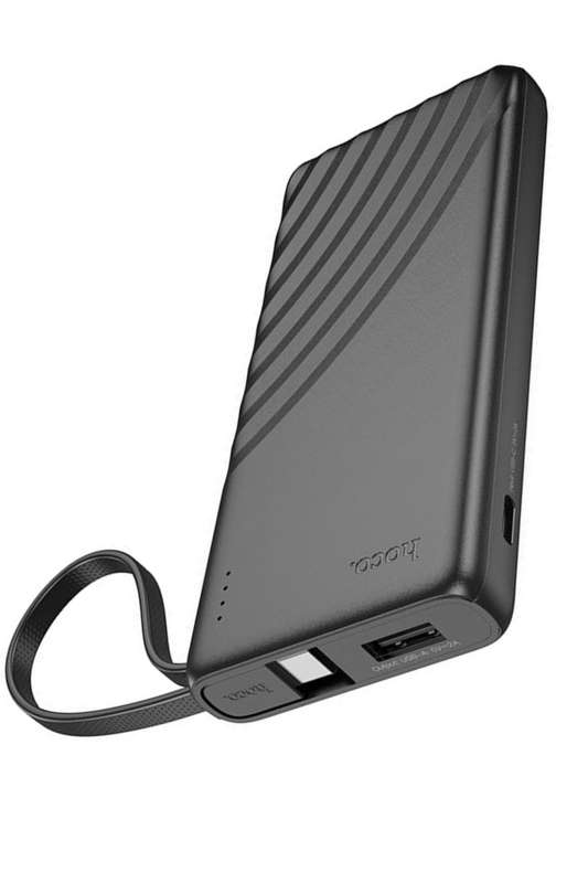 Hoco J129 Small Built-in Type-C Power Bank USB-C 5000mAh Black