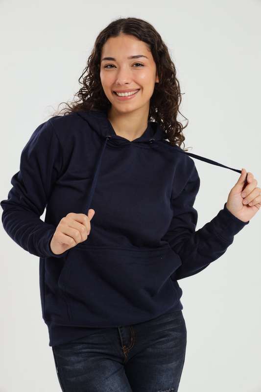 Ladies Branded Pullover Drawstring Active Hoodie