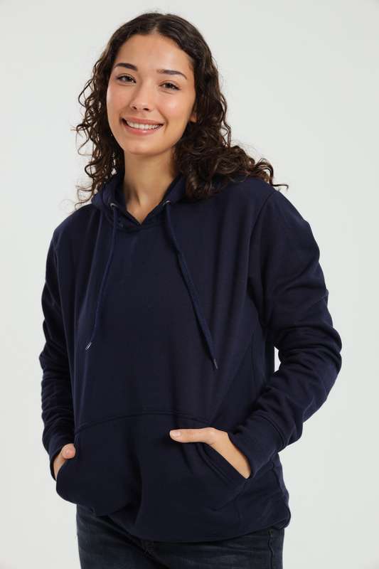 Ladies Branded Pullover Drawstring Active Hoodie