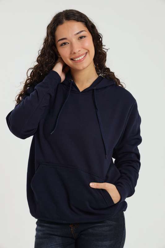 Ladies Branded Pullover Drawstring Active Hoodie