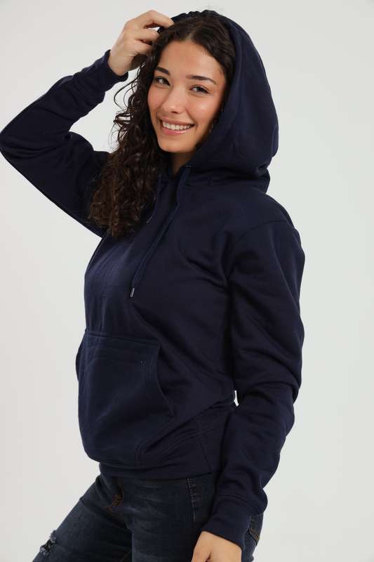 Ladies Branded Pullover Drawstring Active Hoodie