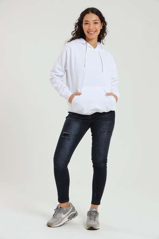 Ladies Branded Pullover Drawstring Active Hoodie