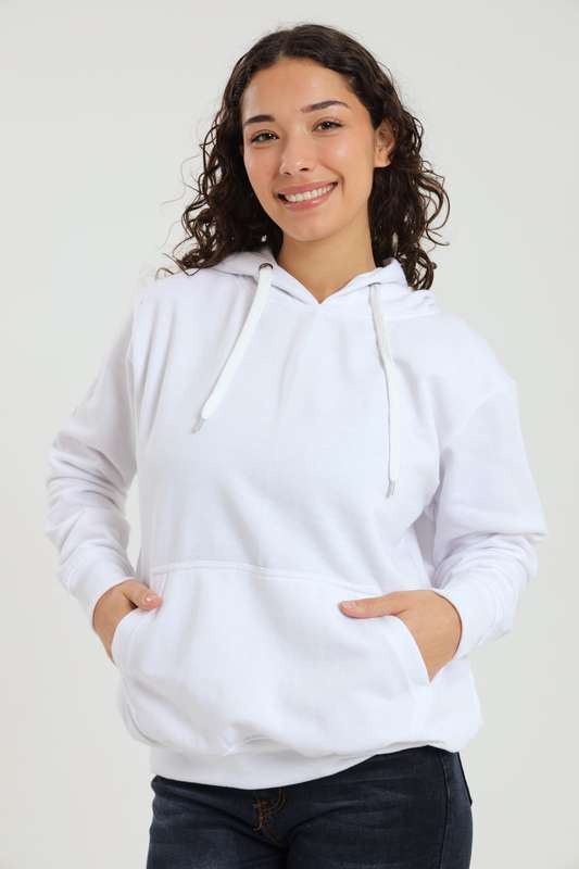 Ladies Branded Pullover Drawstring Active Hoodie