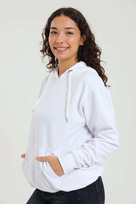 Ladies Branded Pullover Drawstring Active Hoodie