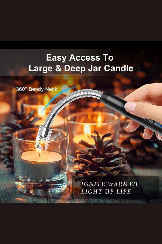 Senza® 2 Pack Extra Long Electric USB Rechargeable Candle Lighter