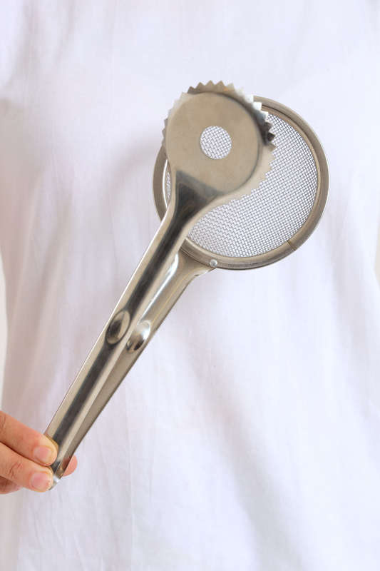 Senza® 2x Stainless Steel Strainer Clamp Tongs