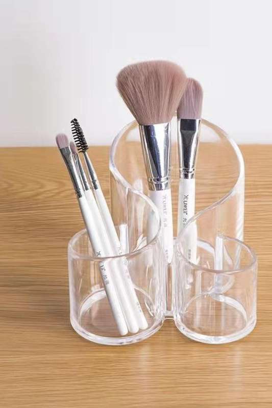 Senza® 3-in-1 Swirl Acrylic Makeup Organizer