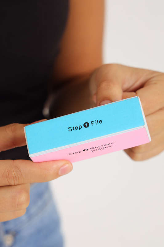 Senza® Professional 4 Way Nail File and Buffer Block
