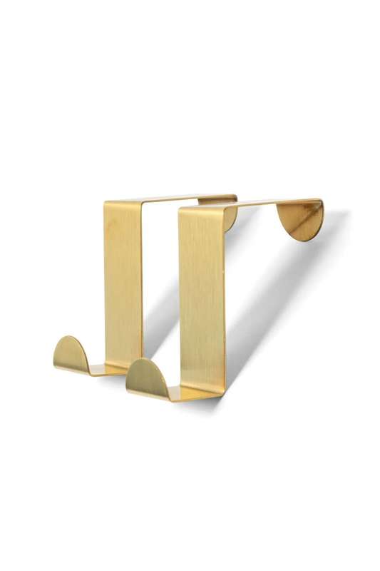 Senza® 2 Pcs Over Door Hook Set Gold