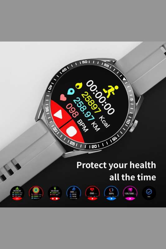 Smart Bluetooth Calling Watch WS-GS68 Black