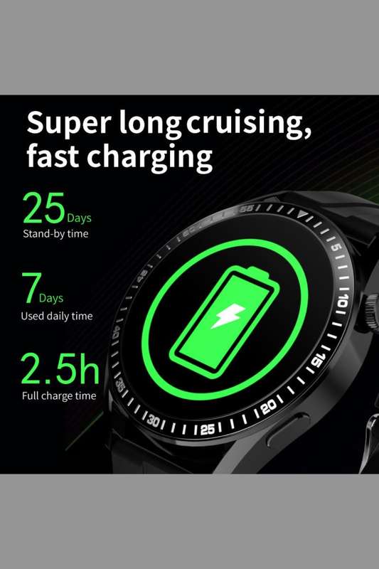 Smart Bluetooth Calling Watch WS-GS68 Black