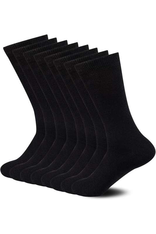 3 Pairs Men's Classic Black Socks