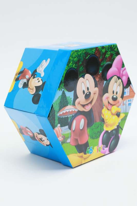 46 Piece Kids Foldable Art Set in Hexagon Box