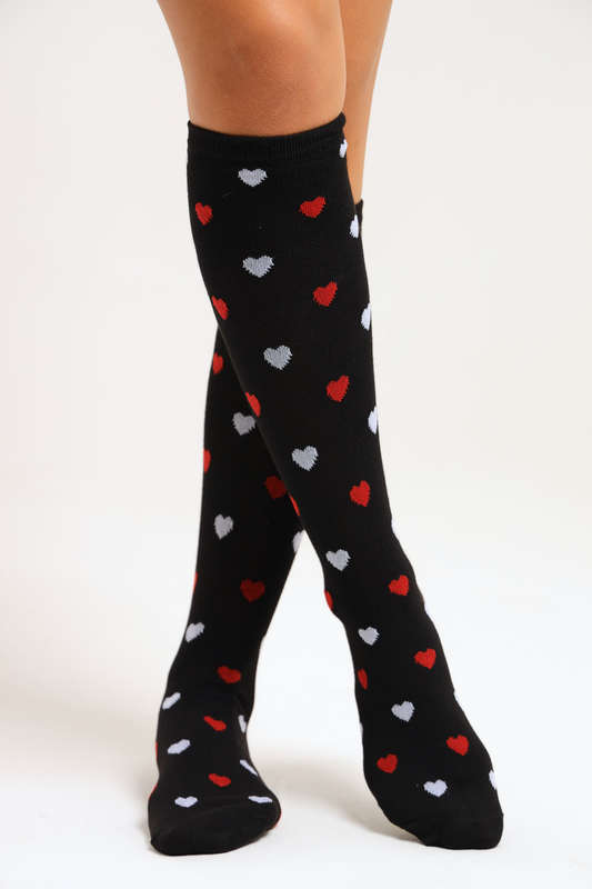 6 Pairs Ladies Printed Knee High Socks Variety Pack