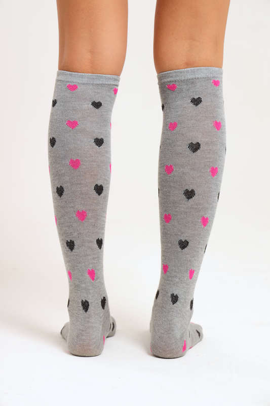 6 Pairs Ladies Printed Knee High Socks Variety Pack