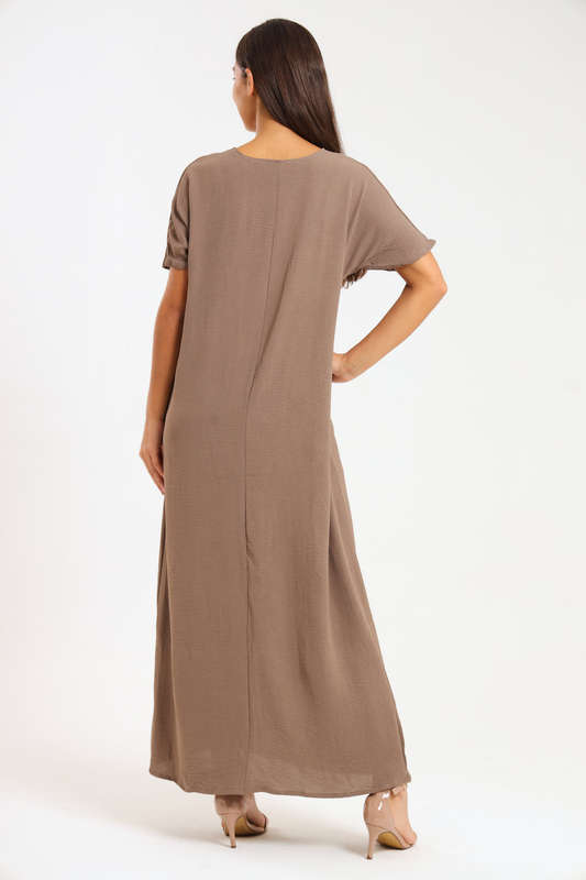 Jasmin Classic Maxi Short Sleeve Dress