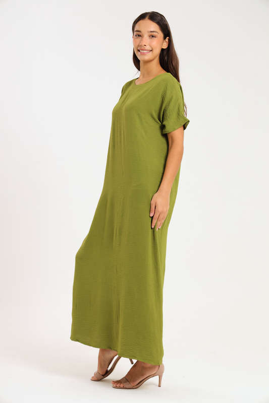 Jasmin Classic Maxi Short Sleeve Dress