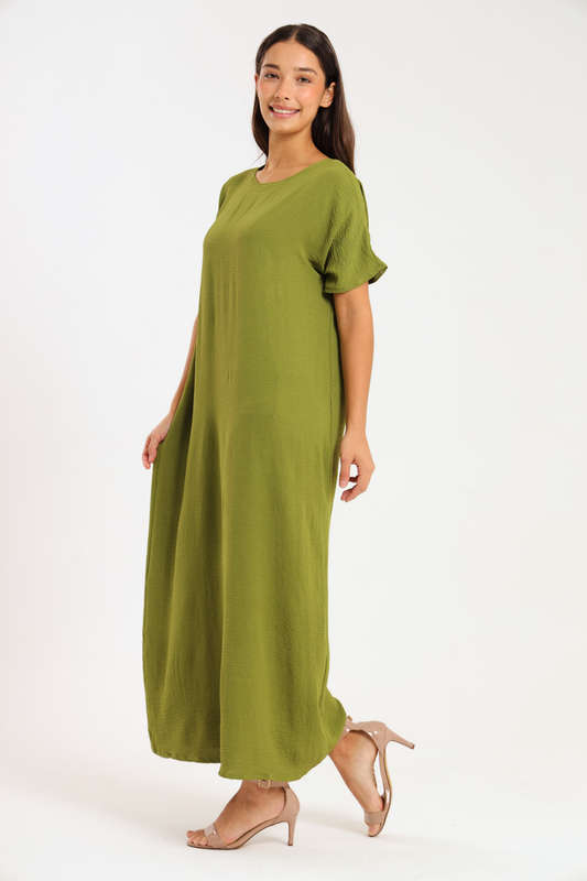 Jasmin Classic Maxi Short Sleeve Dress